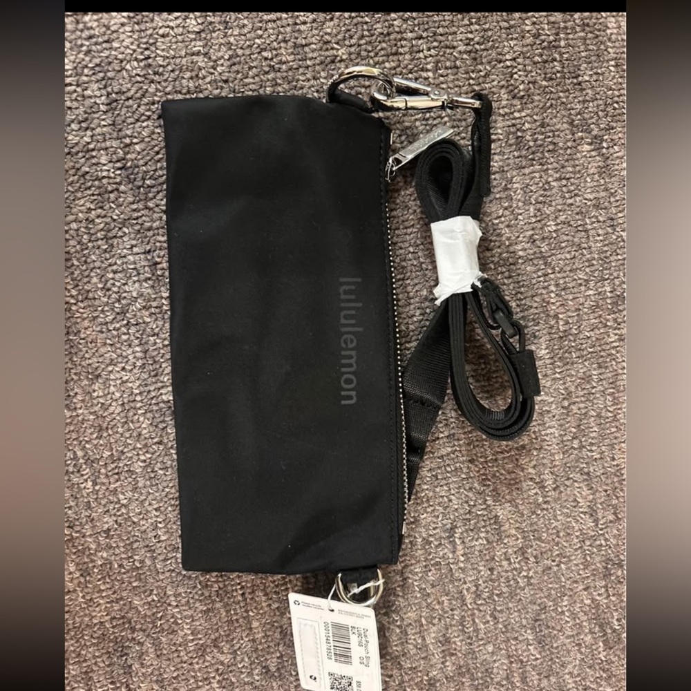 lululemon athletica Black Crossbody Wristlet Bag